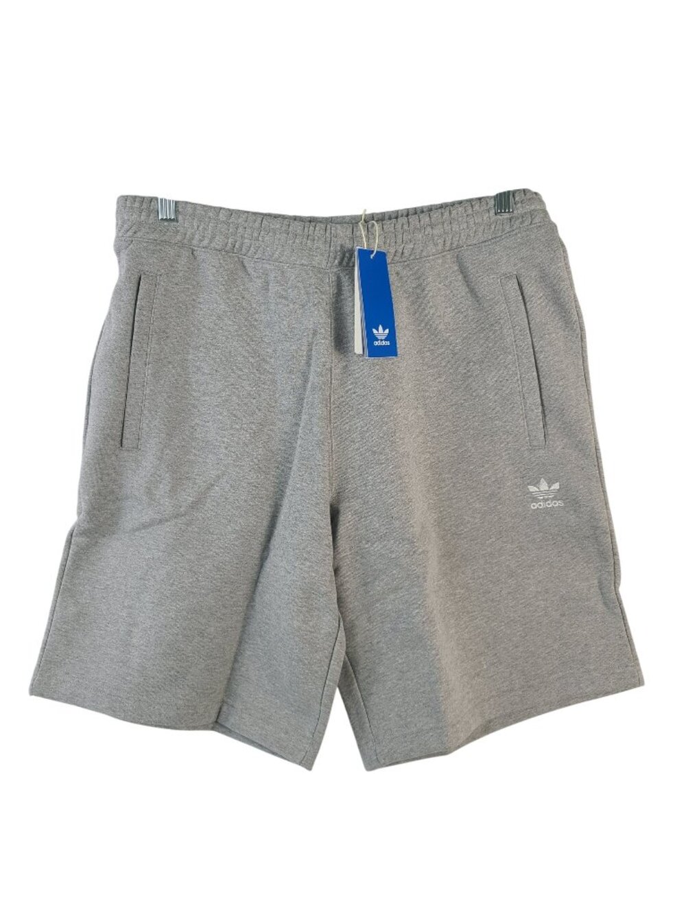 NEW Adidas Originals Men's Essential Shorts Medium Grey Heather Sz L